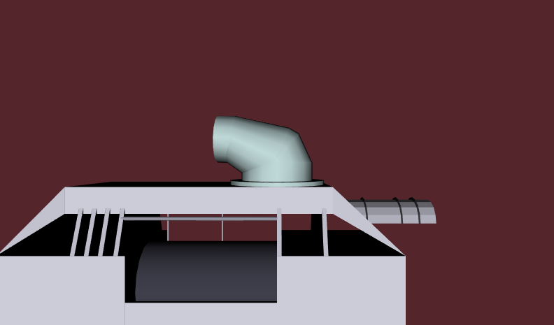 [1] BlowerHouse.x3d (default X3D view from 0 0 10)