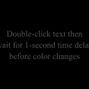 DoubleClickTouchSensorExample