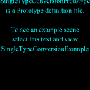 SingleTypeConversionPrototype