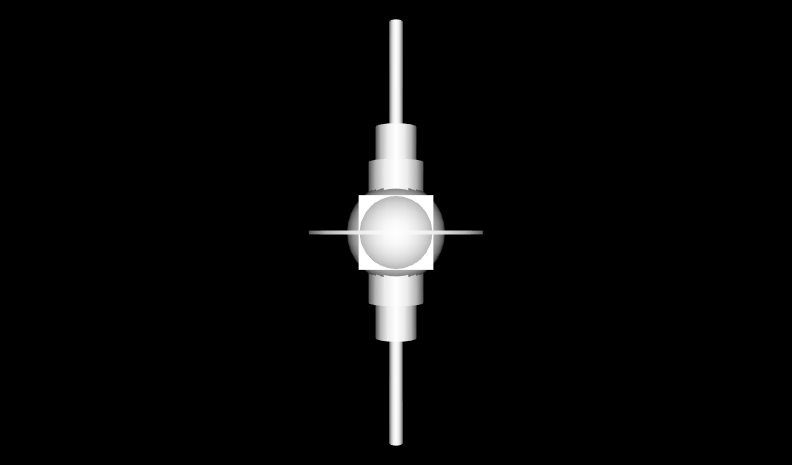 Space Station, or spark plug? You decide...